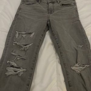 Black-Ish Grey Low rise Skinny jeans